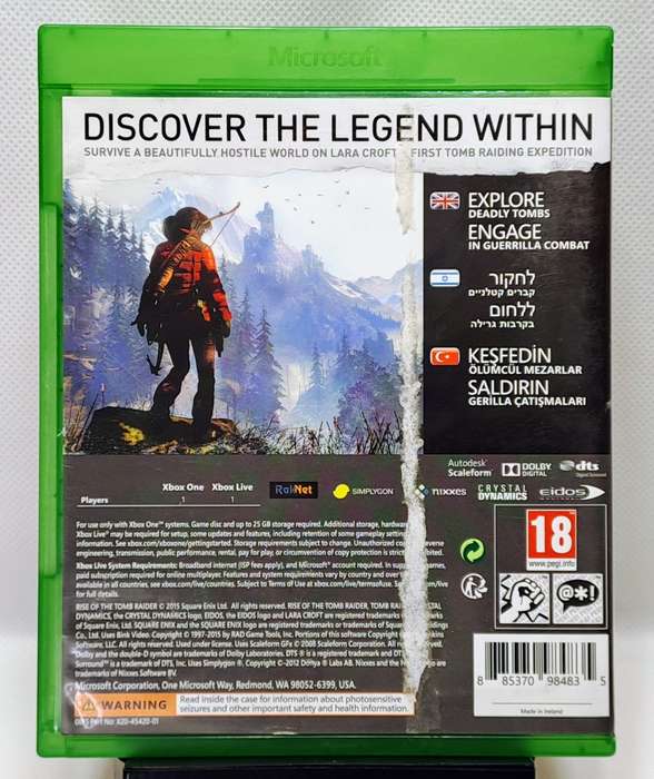 Rise of the Tomb Raider - Microsoft Xbox One Game