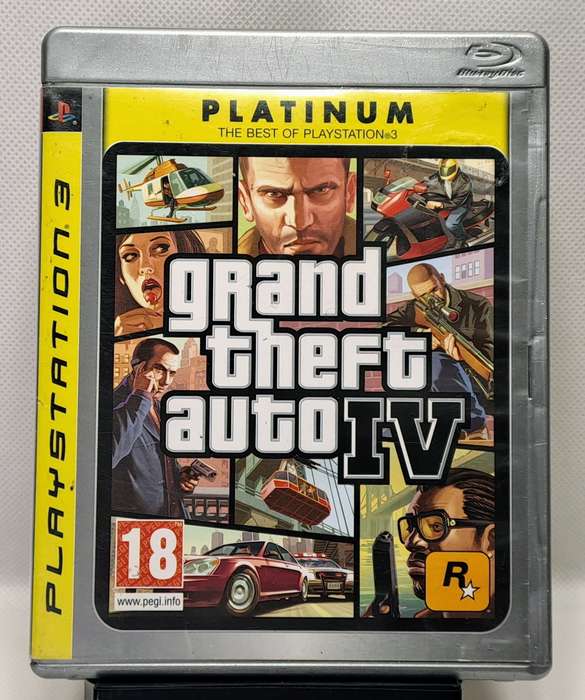 Grand Theft Auto IV (GTA 4) - Sony PlayStation 3 / PS3 Game (Platinum)(Complete)