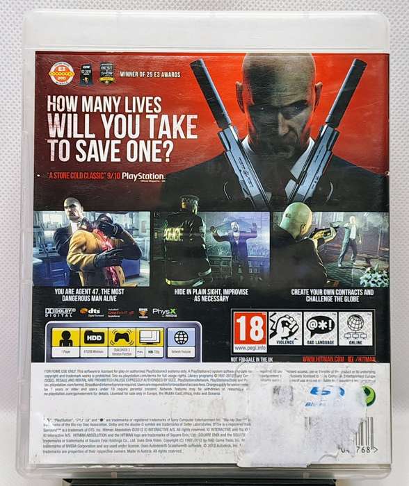 Hitman Absolution - Sony PlayStation 3 / PS3 Game