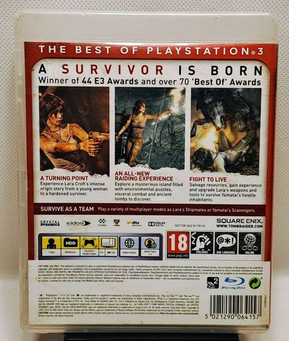 Sony PlayStation 3 / PS3 Slim Console (500GB)(CECH-2504A) with Controller & Games