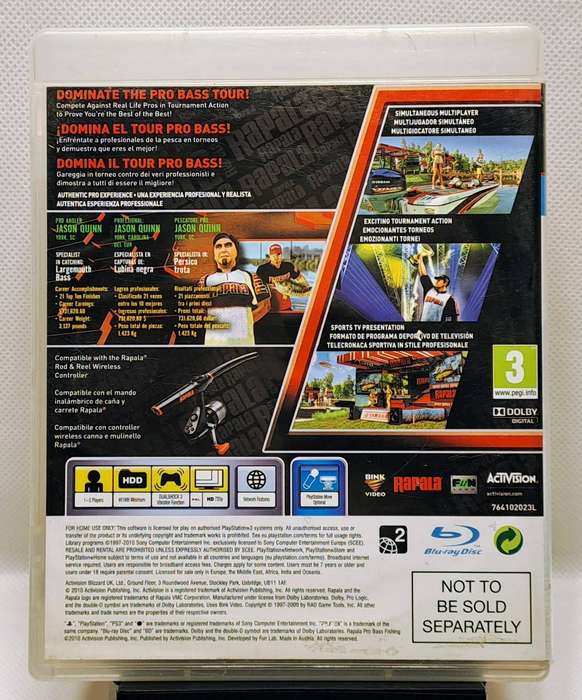 Rapala Pro Bass Fishing - Sony PlayStation 3 / PS3 Game