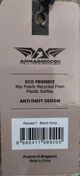 Armaggeddon Reload 7 7lt Laptop Backpack  (Black) |  15 - 16' Laptop Size