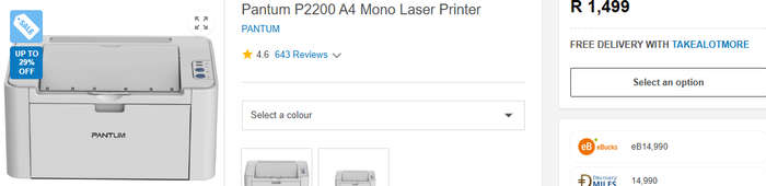 Pantum P2200 A4 Mono Lazer Printer | New in the box