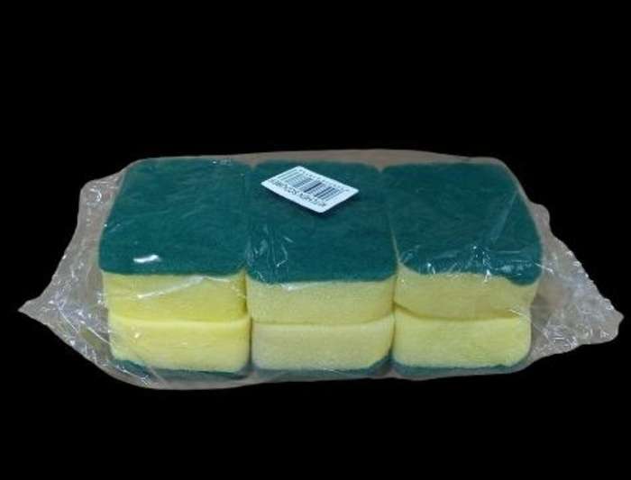 6 Pack Scouring Sponges