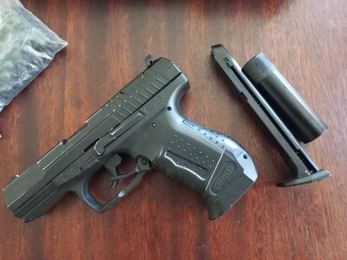 WATHER CAST STEEL GAS PISTOL P99 RAM - MADE IN GERMANY