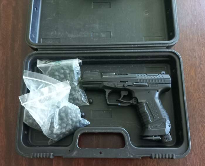 WATHER CAST STEEL GAS PISTOL P99 RAM - MADE IN GERMANY