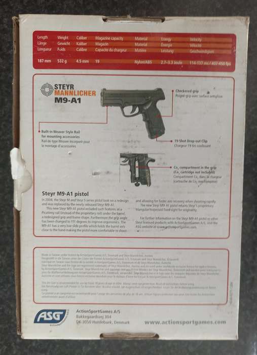 STEYR MANNLICHER M9-A1 GAS PISTOL - MADE IN AUSTRIA