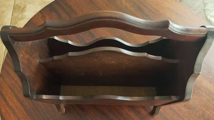 VINTAGE WOODEN BOOKRACK IN VERY GOOD CONDITION