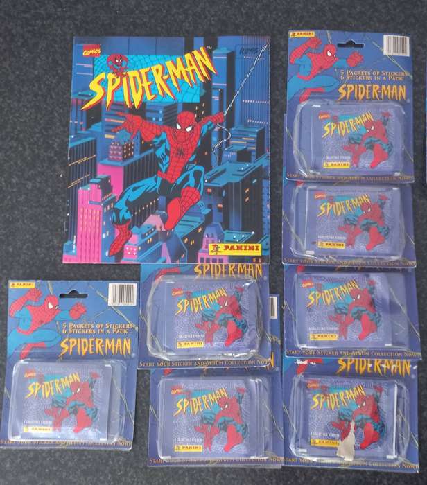 SPIDERMAN COLLCTABLE CARDS AND BOOKIE