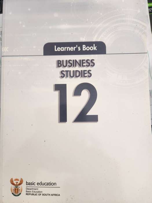 Grade 12 - Business Studies: Study Guide