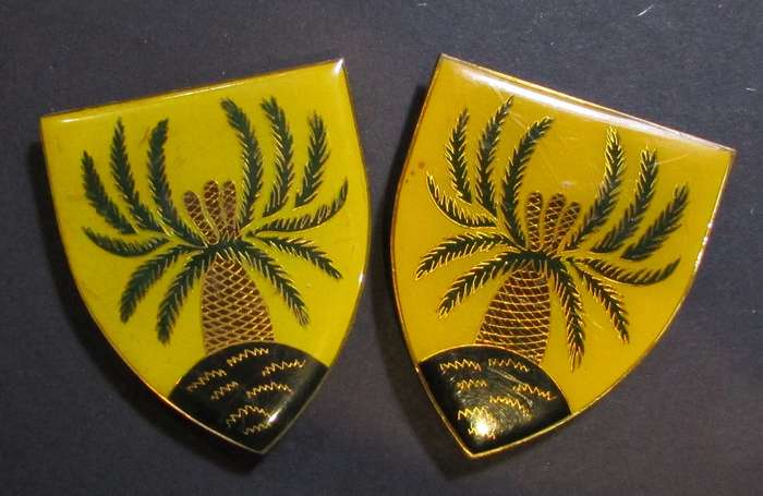 SADF - 4 SA Infantry Battalion Shoulder Flash Pair