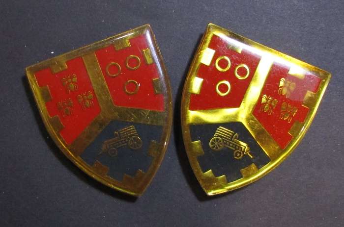 SADF - Regiment Uni of Pretoria Shoulder Flash Pair