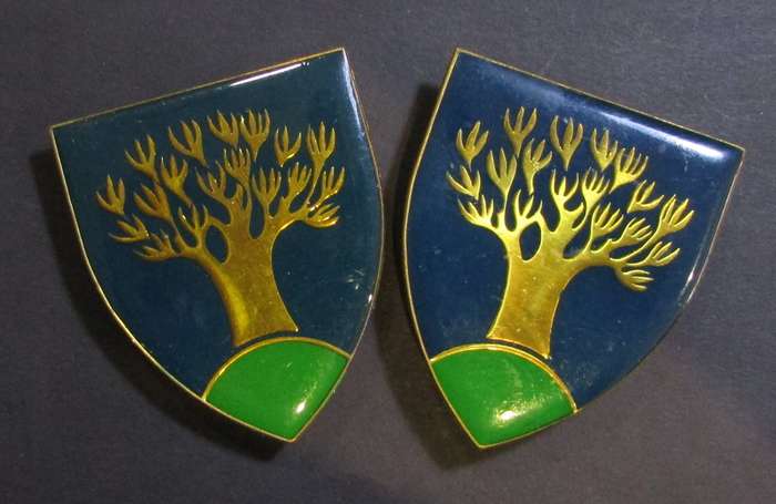 SADF - SWA Keetmanshoop Commando Shoulder Flash Pair