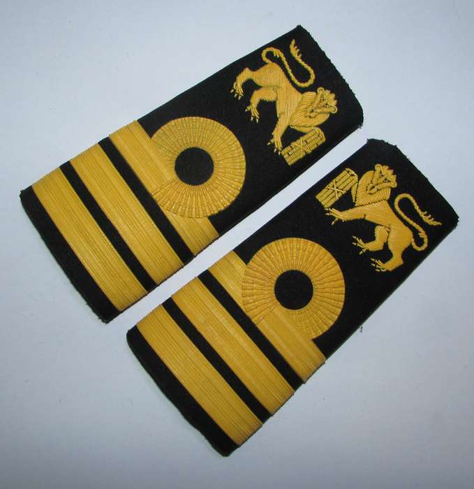 SADF - Navy Commmander Rank Epaulette Pair