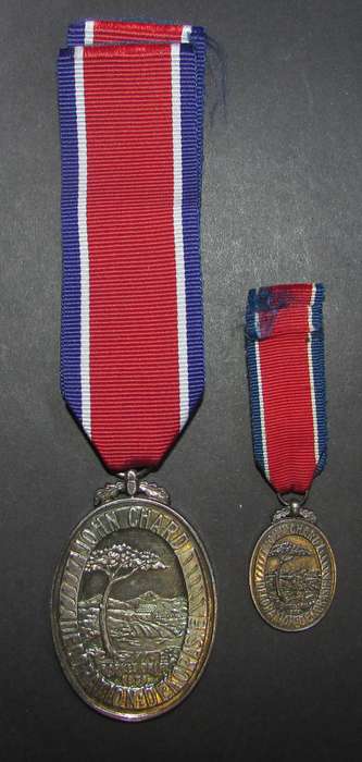 SADF - Full Size plus Miniature John Chard Decorations ( Silver )
