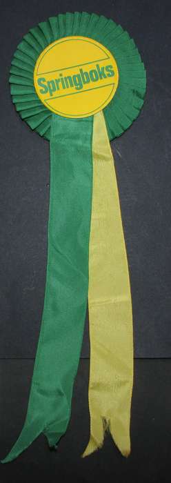 Vintage Springbok Rugby Award Ribbon