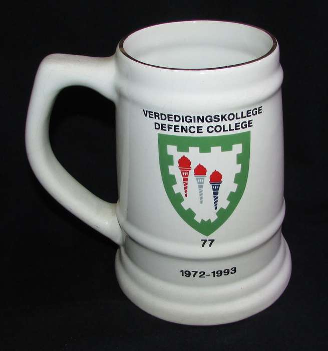 SADF - Defence College Commemorative Beer Mug