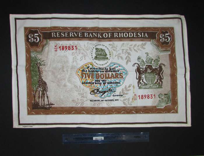 Original Period - Rhodesia Commemorative Tea Towel