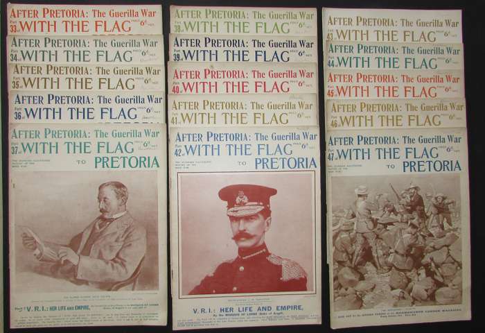 Complete Issue 1 to 72 - With the Flag to Pretoria Magazine Collection ( Boer War )
