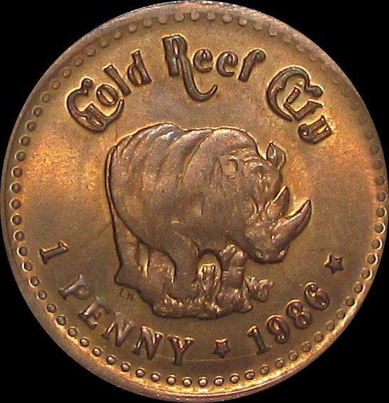 Gold Reef City - Paul Kruger Token