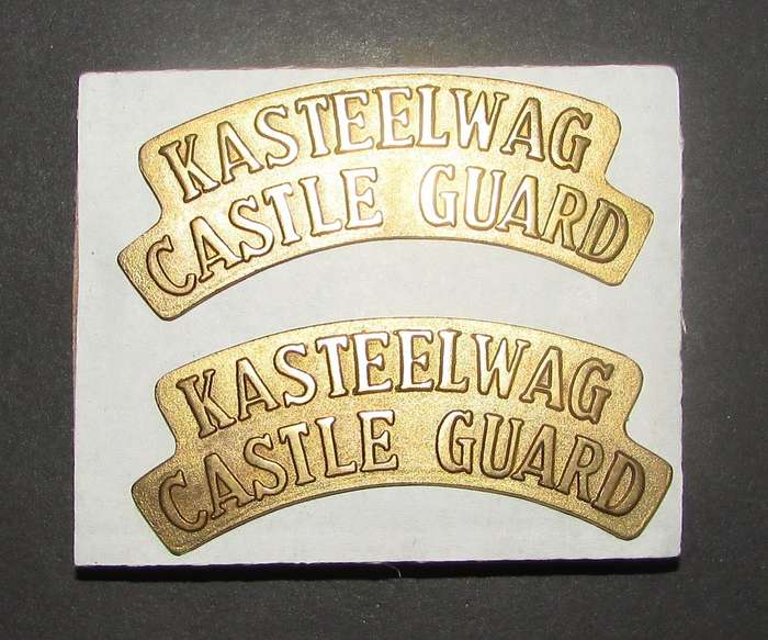 SADF - Castle Guard Shoulder Titles