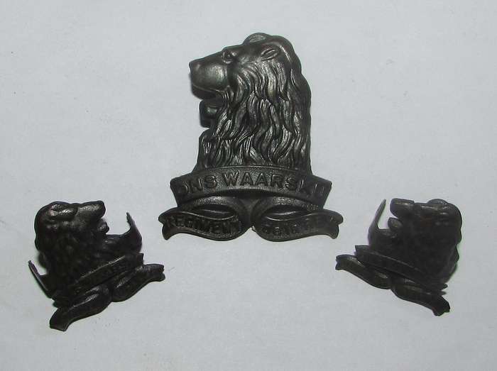 SADF - Regiment De La Rey Cap Badge with Collars