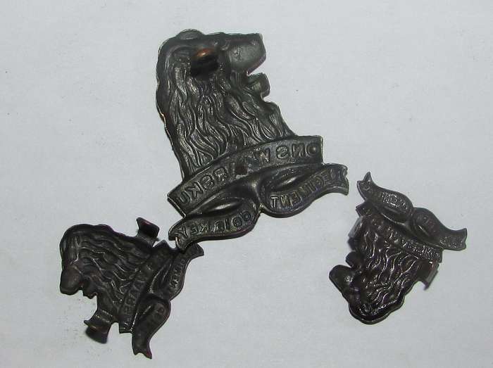SADF - Regiment De La Rey Cap Badge with Collars