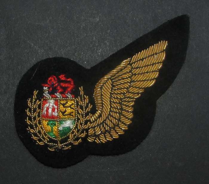 SADF - Air Force Bullion Wire Oberserver Wing