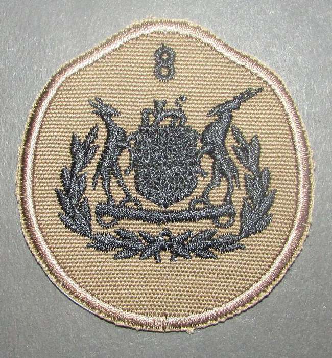 SADF - 8 Division Warrant Officer Rank Badge - Embroidered