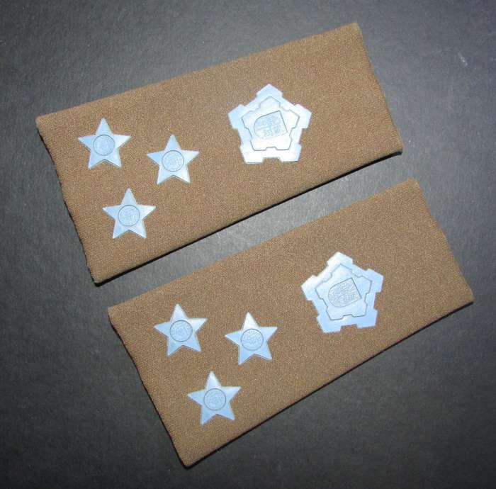 SADF - Air Force Brigadier Slip on Ranks