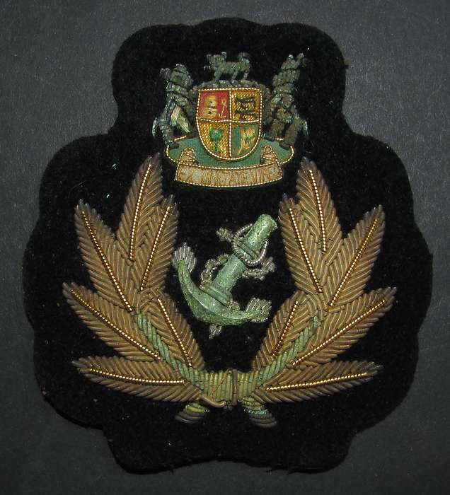 SADF - Navy Cruise Coast Guard Officers Cap Badge Insignia
