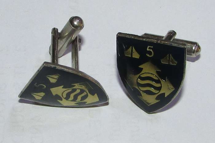 SADF - 5 Supply and Transport Cufflinks
