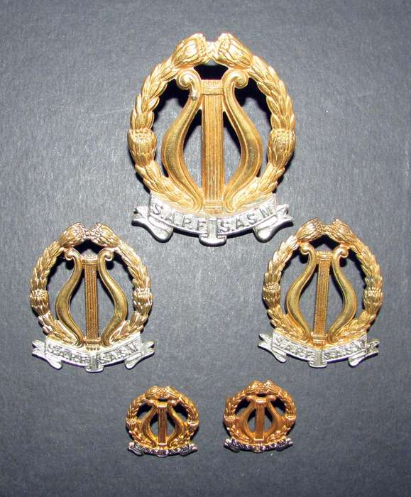 SADF - Army Bandsman Cap Collar and Mess Dress