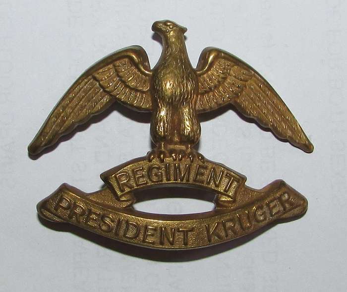 SADF - Regiment President Kruger Cap Badge