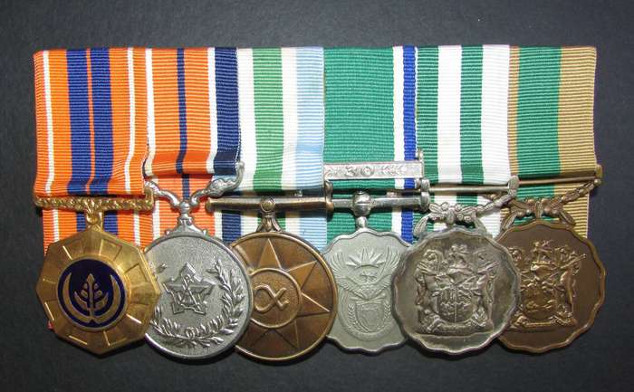 SADF - Full Size 30 Year Good Service Medal Group