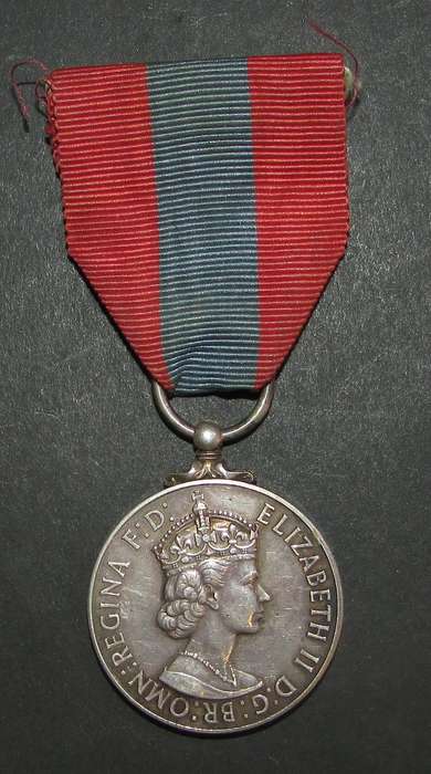 Full Size Imperial Service Medal:William Lawless Johnson
