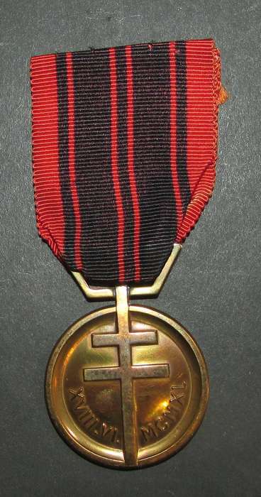 France: Resistance Medal 1940-1945 (Medaille de la Resistance)