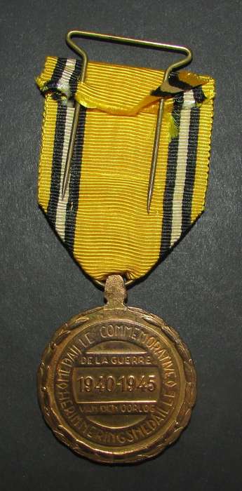 Belgium Commemorative Medal of the 1940 to 1945 War