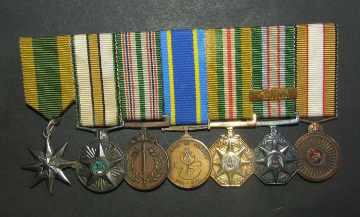 South African Railway Police Miniature Medal Group