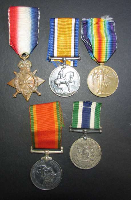 Full Size World War 1/2/SAP Van Rensburg Group of 5