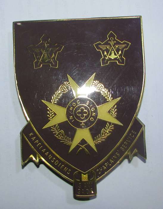 SADF - Chaplain Plaque Crest