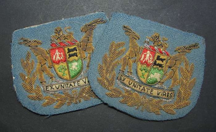 SADF - Air Force Warrant Officer Rank Pair ( Bullion Wire )
