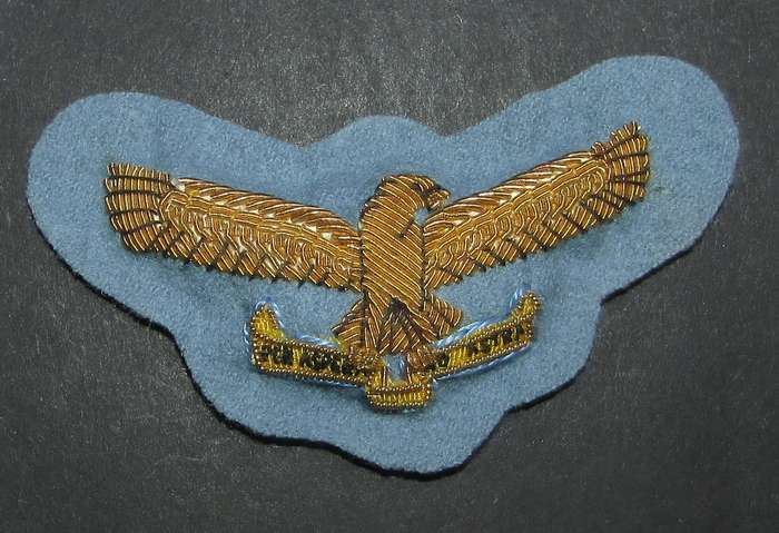 SADF - Air Force Officers Bullion Wire Cap Badge