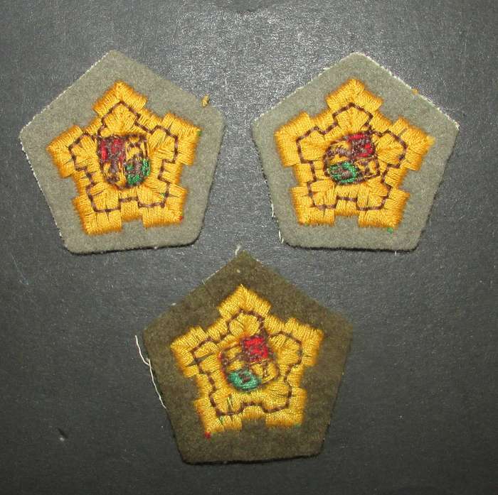 SADF - Army Embroidered Rank Lot