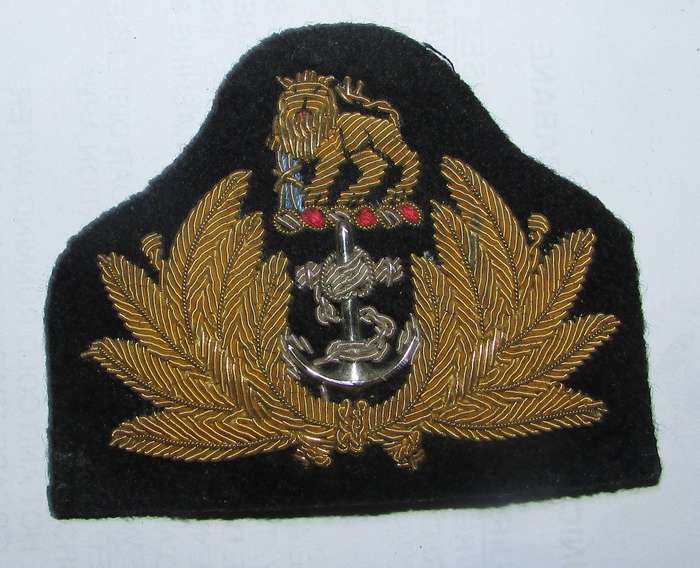 SADF - Navy Officers Cap Badge