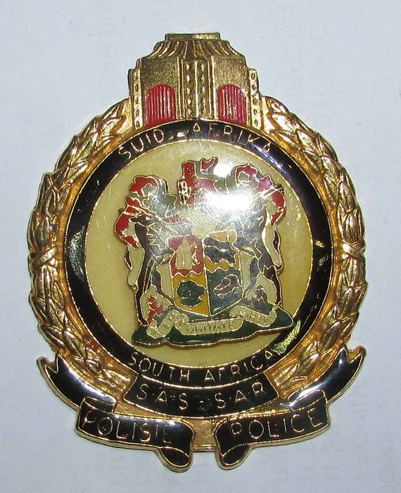 South African Railway Police Badge