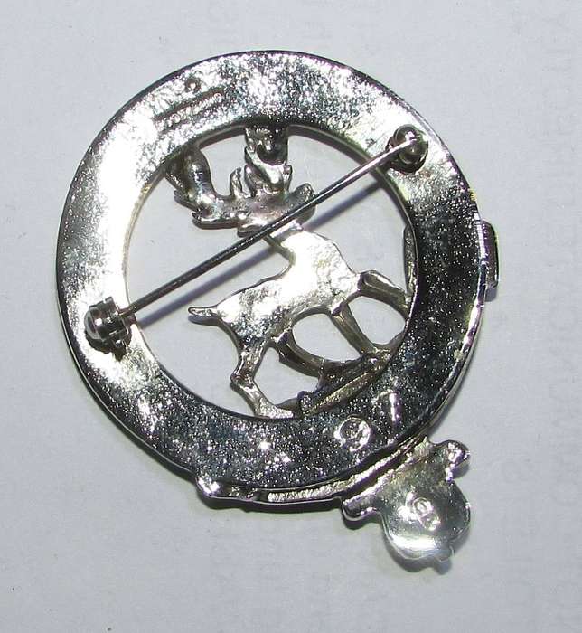 Scottish Crest Badge Scott Clan Tartan Brooch Family Crest Pin from Scotland