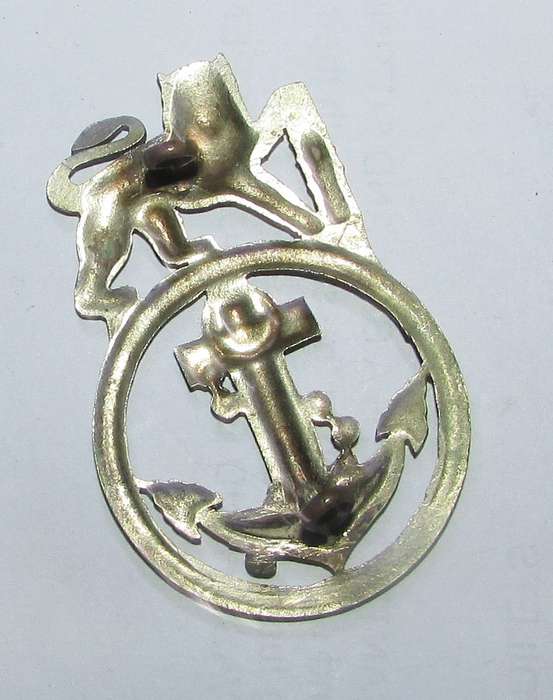 SADF - NAVY DOCKYARD POLICE RATINGS CAP BADGE