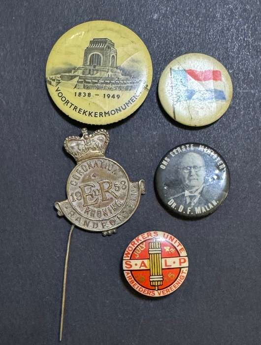 Vintage South African Badge Lot