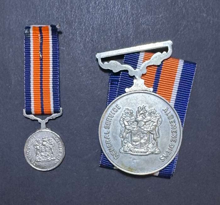 SADF - Full Size plus Miniature General Service Medal